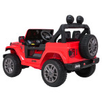 Elektrické autíčko Jeep Wrangler Rubicon Lift 4x4, 24V - červené